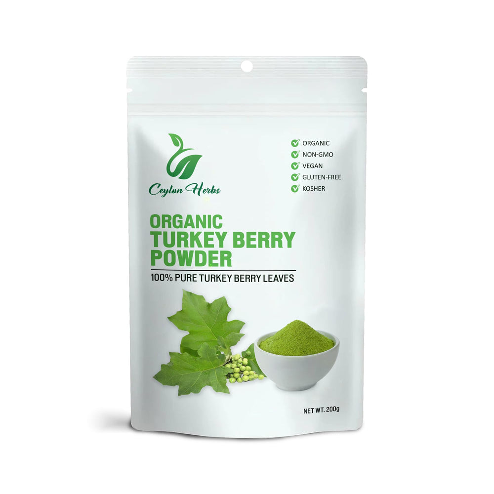 Turkey Berry Leaves Tea loose leaves ready to steep into a cozy cup