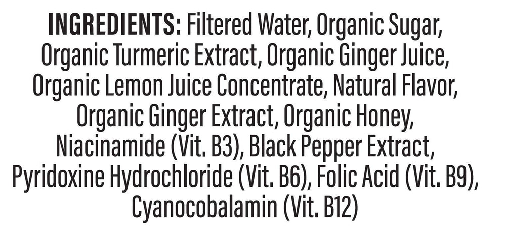 Turmeric Time lemon juice blend adds citrus brightness and aroma.