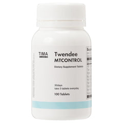 TWENDEE MTCONTROL bottle front displaying antioxidant support for daily vitality