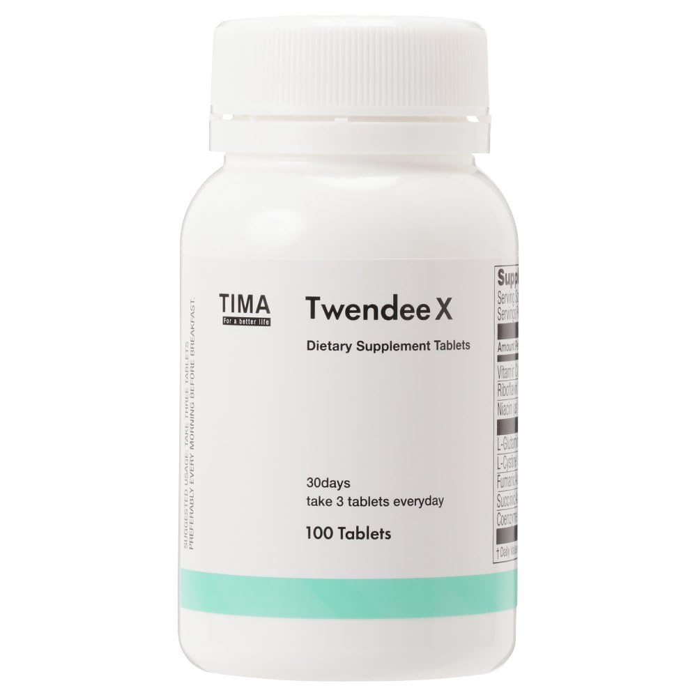 TWENDEE X bottle and capsules for antioxidant support and immune support