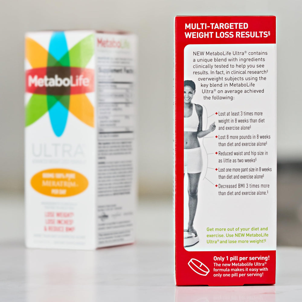 Twinlab MetaboLife Ultra dosage guide illustrating easy intake steps.