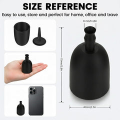 Twizz black PLA carry case protects and organizes lens inserters during travel