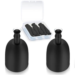 Twizz inserter storage stand in closed mode keeps scleral lens tools secure on the go