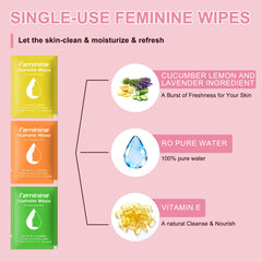 Twoworld travel-size wipes in an individual sachet for hygienic use anywhere.