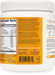 Type Zero ingredients citrulline malate and arginine close-up.