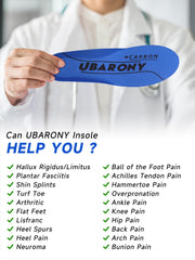 UBARONY carbon fiber insole cut-to-fit for versatile shoe use