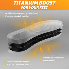 UBARONY reversible turf toe insole fits left or right foot easily