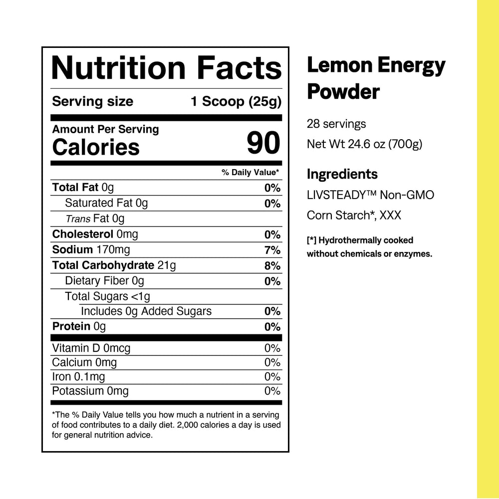 Glass of UCAN Energy Powder Lemon drink ready for a workout