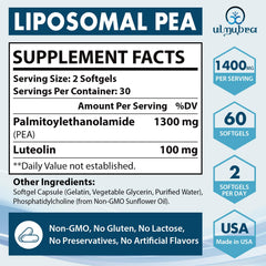 Ulmubra product packaging view highlights USA-made quality and non-GMO ingredients.