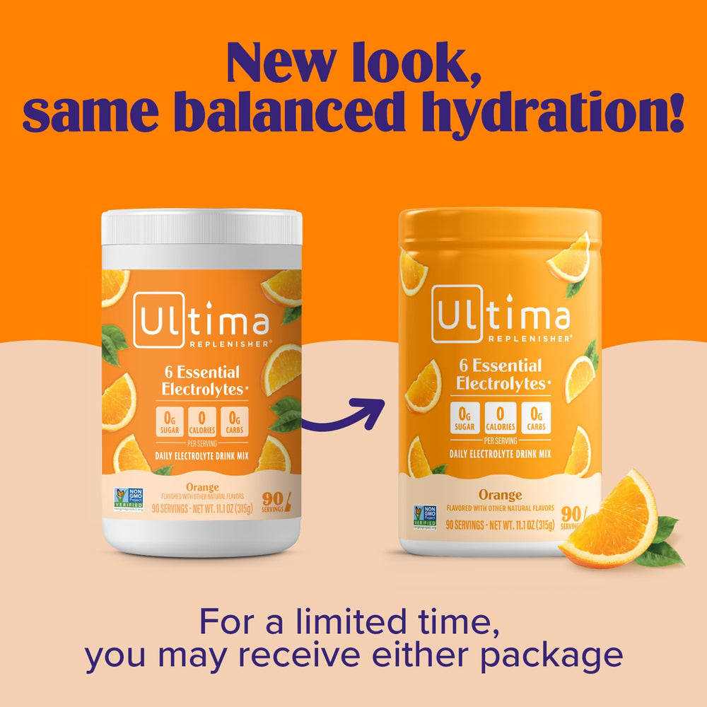 Chilled Ultima Replenisher bottle ready for on-the-go hydration.