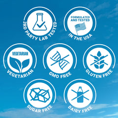 Ultimate EAA gluten-free badge indicating gluten-free athletic support