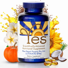 Ultimate EFAs YES plant oil blend with flax, primrose, and other oils for balanced Omegas.