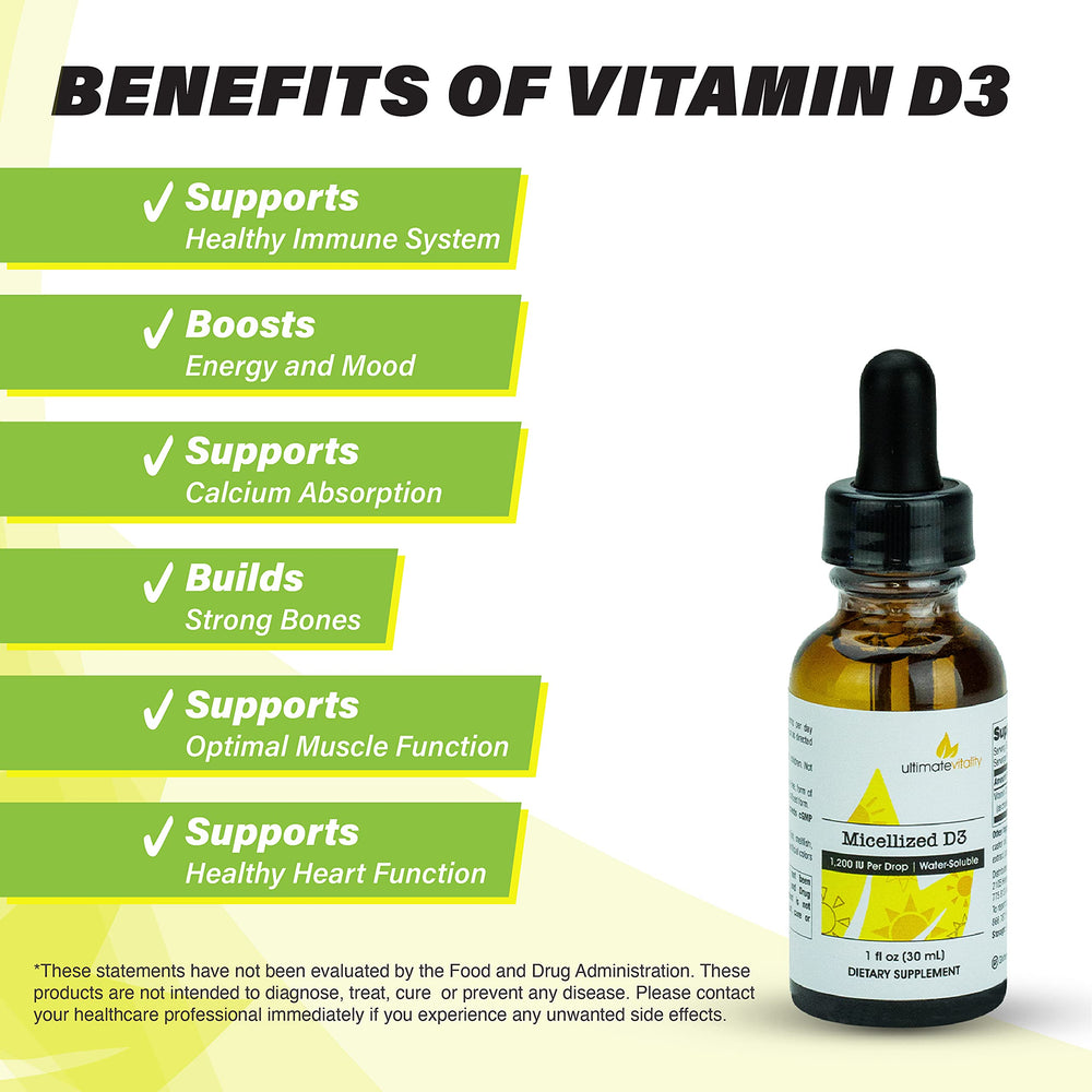 UltimateVitality D3 formula is allergen-free, including dairy and soy.
