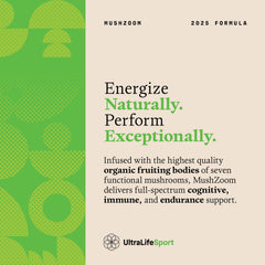 Ultra Life Sport Mush Zoom sip emphasizes natural flavor and sustained vitality