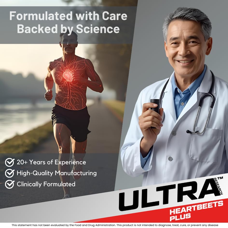 Ultra Research HeartBeets Plus fermented complex emphasizing bioavailability