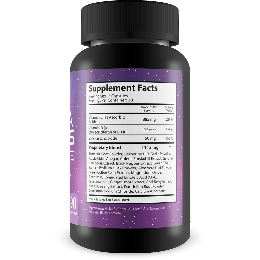 Ultra Sonus label close-up highlighting a proprietary herbal blend