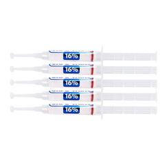 Ultra White 16% gel syringes for at-home tray whitening.