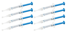 ULTRADENT Opalescence PF 20% syringes for take‑home whitening gel delivery.
