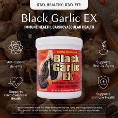 Umeken Black Garlic EX tablets ready to take as part of a daily wellness routine.