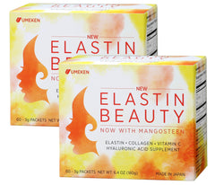 Umeken Elastin Beauty Powder packets for daily skin nourishment and glow