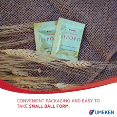 Umeken Lipopo product label with clear branding and ingredient information.
