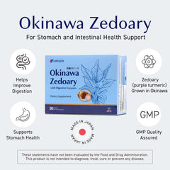 Umeken Okinawa Zedoary tablets with digestive enzymes highlight a convenient post-meal option.