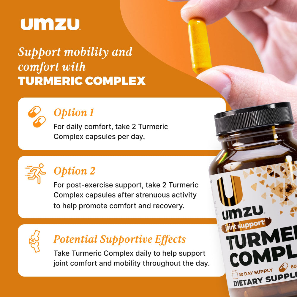 UMZU Antioxidant complex packaging signals cellular balance support.