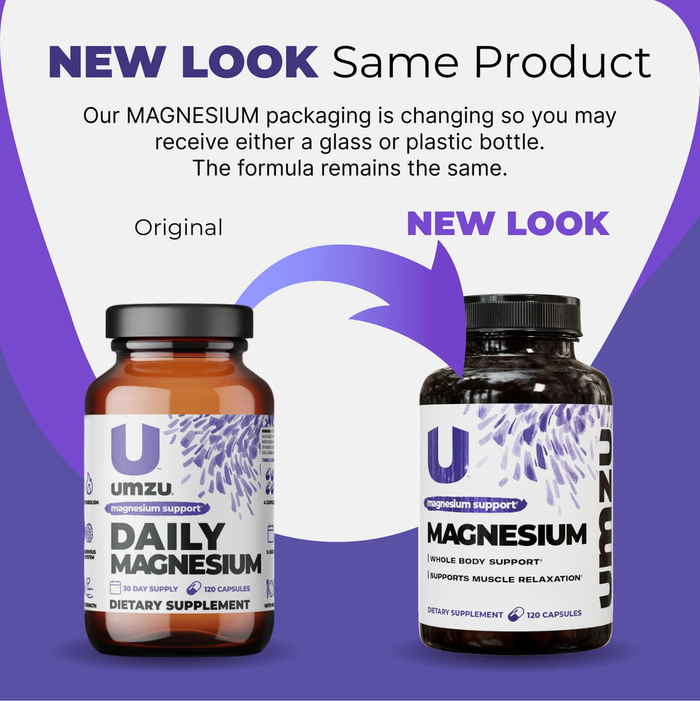 UMZU Daily Magnesium daily routine image for morning or night use