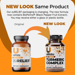 UMZU Turmeric Curcumin close-up of ingredients for natural wellness.
