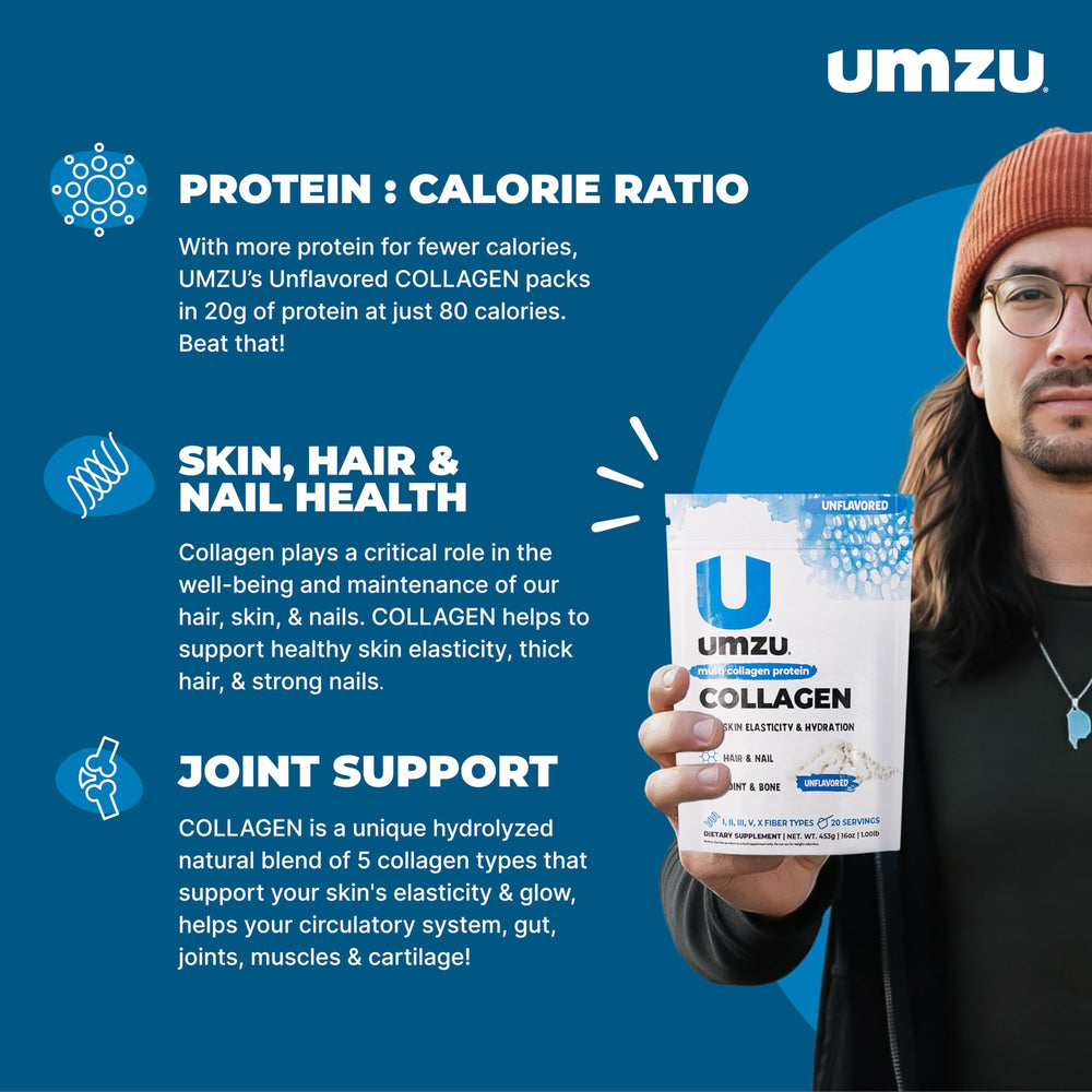 UMZU zuCollagen five-types I II III V X for joints and skin.