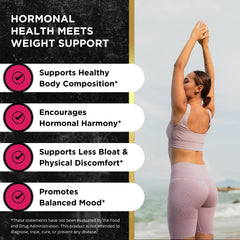 UNALTERED Hormone Balance capsules closeup indicating vegan formula