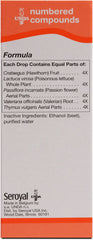 Close-up of UNDA 219 label showing biodynamic ingredients and formulation details