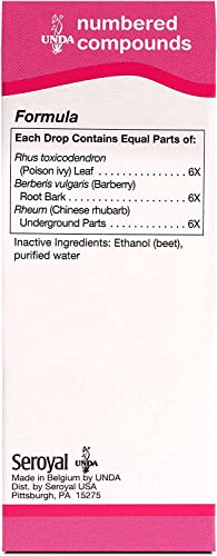UNDA 600 Numbered Compounds label highlighting ingredients and modalities