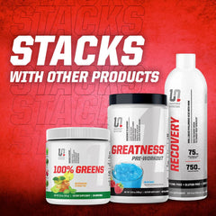 Undefined Nutrition Brian Shaw-branded tub showcases premium daily greens.