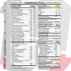 Undefined Nutrition Pro-VIT bottle front view highlighting comprehensive vitamin and mineral support