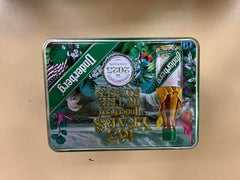 Underberg 2025 Collector Tin back view—premium branding and details.
