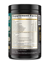 Panda Burn Max powder and scoop ready to mix for a daily pre-workout boost.