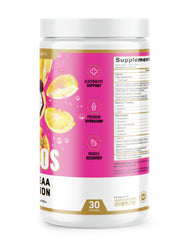 Panda Supps Aminos pink lemonade drink prepared to enjoy during training sessions