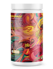 Underground Bio Labs Panda Supps Rampage Chaos scoop shows convenient dosage for pumps and focus.