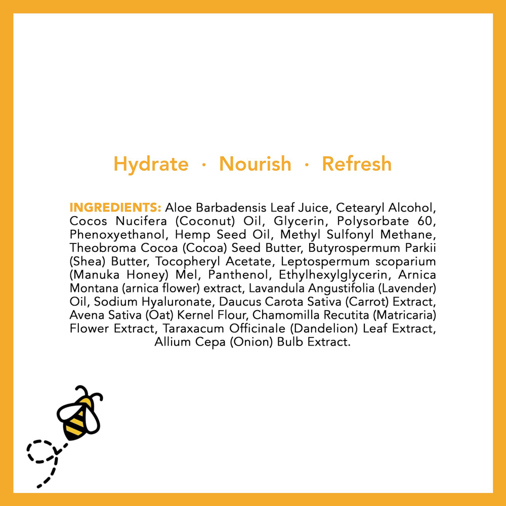 Unisex skincare routine featuring Manuka Honey Cream as daily hydrator.