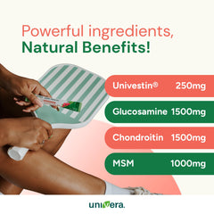 Active lifestyle scenario emphasizing mobility and flexible joints with Univera.