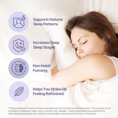 Front view of Univera Natural Dreams bottle emphasizing natural sleep support.