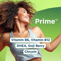 Univera Prime bottle on table signals a 30-day supply