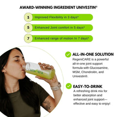 Univera RegeniCARE ingredients like Univestin, glucosamine, MSM show the synergy.