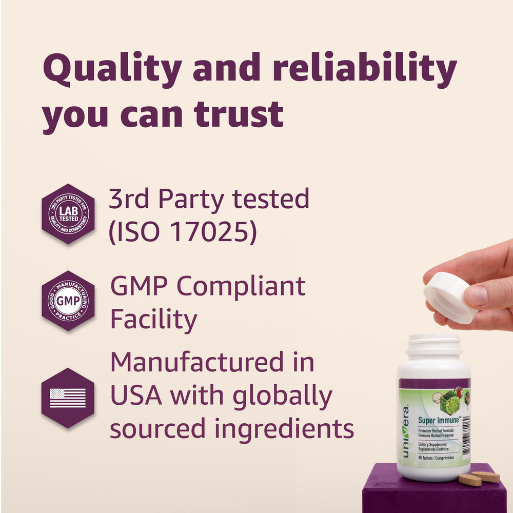 Univera Super Immune packaging on shelf for everyday wellness