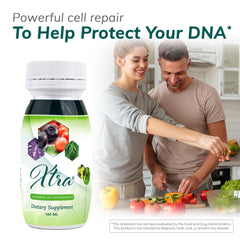 Univera Xtra Minis liquid shot captures a vibrant, easy-to-take format.