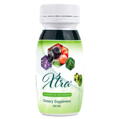 Univera Xtra Minis pour shot demonstrates quick energy on the go.