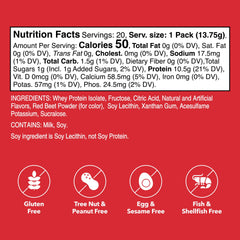 Unjury Strawberry whey isolate powder for fast-mixing protein shakes.