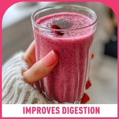 UNLEASH'D ORGANIC cranberry powder on yogurt enhances texture and nutrition.
