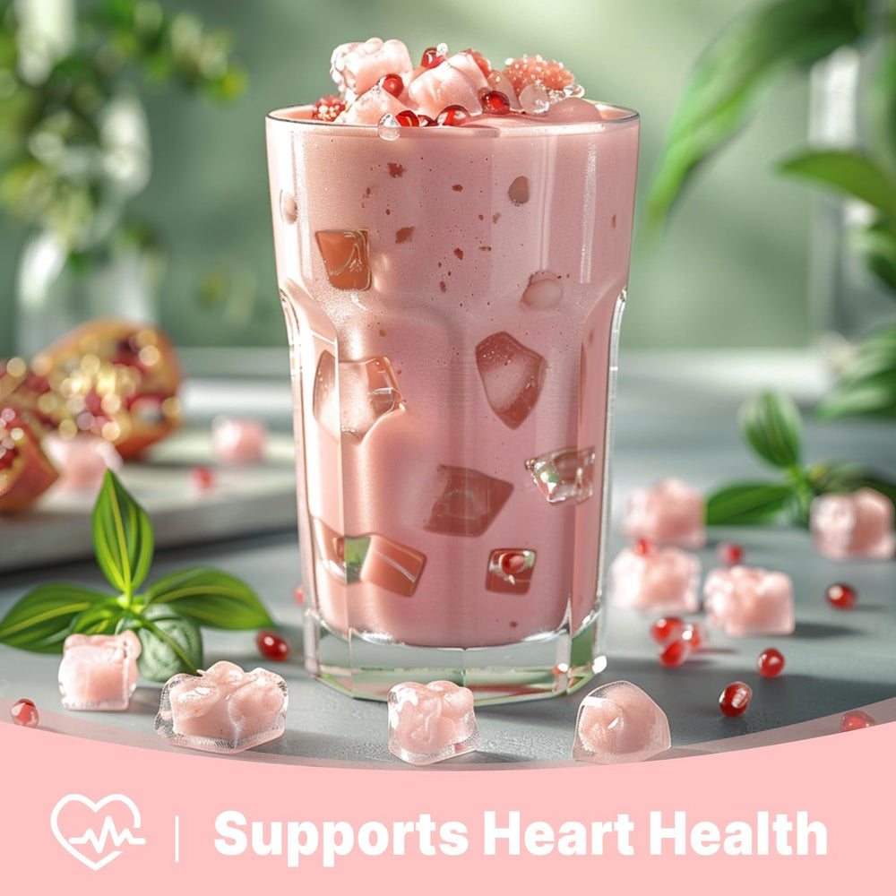 UNLEASH'D ORGANIC pomegranate powder sprinkled on yogurt for a flavorful boost